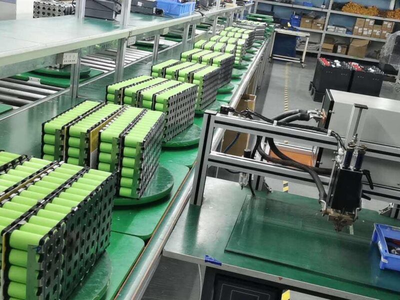 Semi-manufactured lithium-ion battery